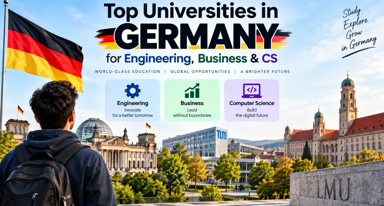 Top universities in Germany for Engineering, Business and Computer Science